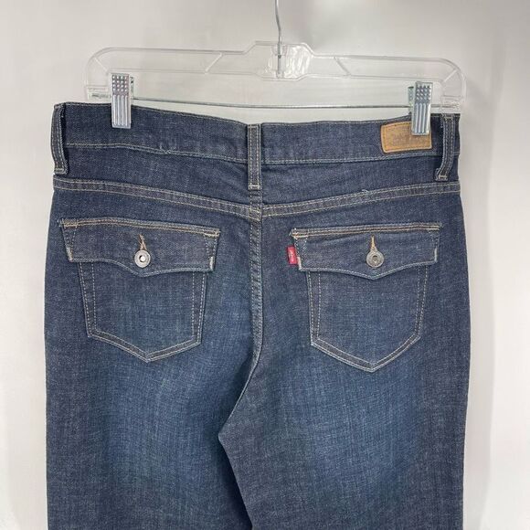 Levi's Womens Bootcut 512 Jeans Perfectly Slimming Denim Stretch Blue 12 Medium - Picture 6 of 10